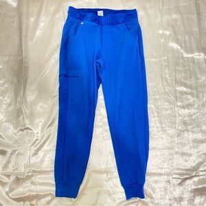 Figs Womens Blue Zamora Jogger Scrub Pants Size XS
